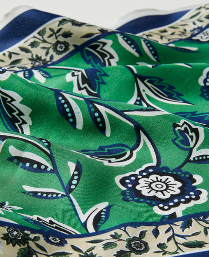 Floral Silk Scarf