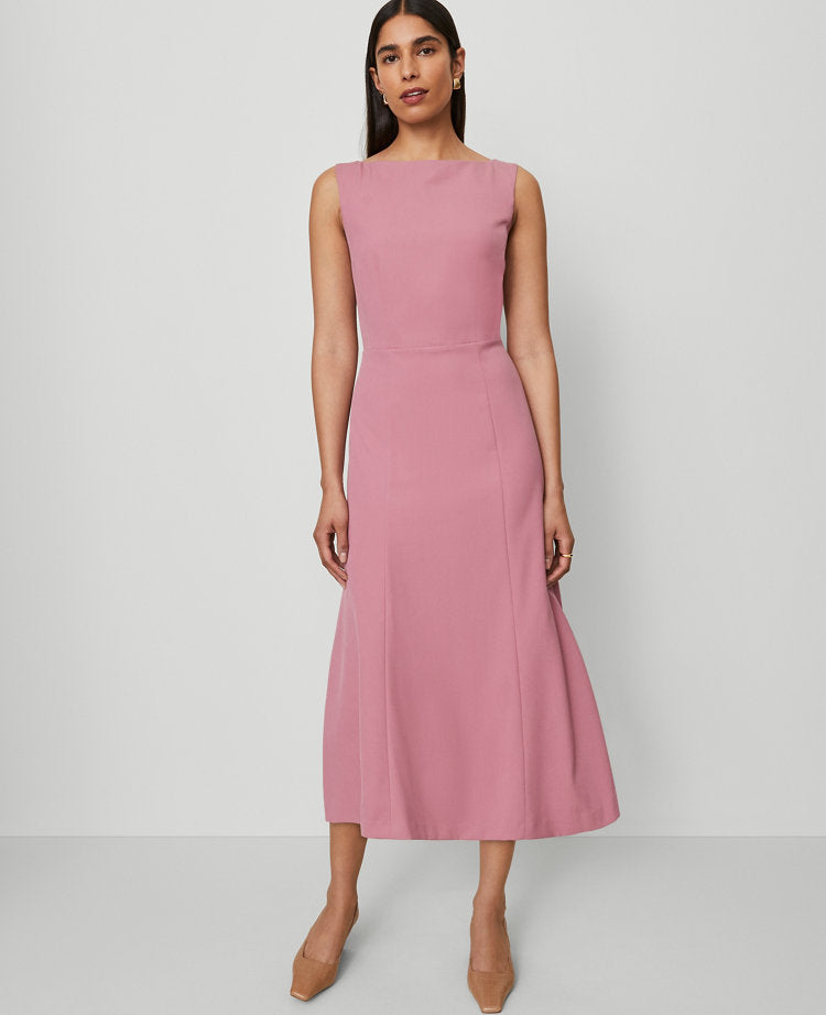 The Boatneck Flare Dress