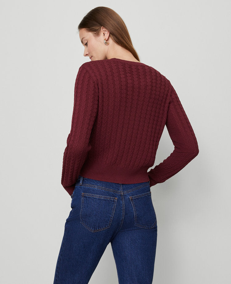 Mixed Cable Cardigan