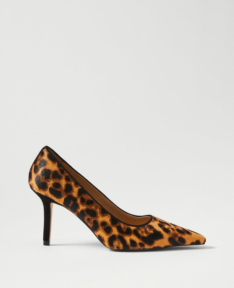 Pointy Toe Haircalf Pumps