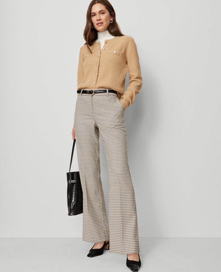The Jayne Trouser Pant in Houndstooth