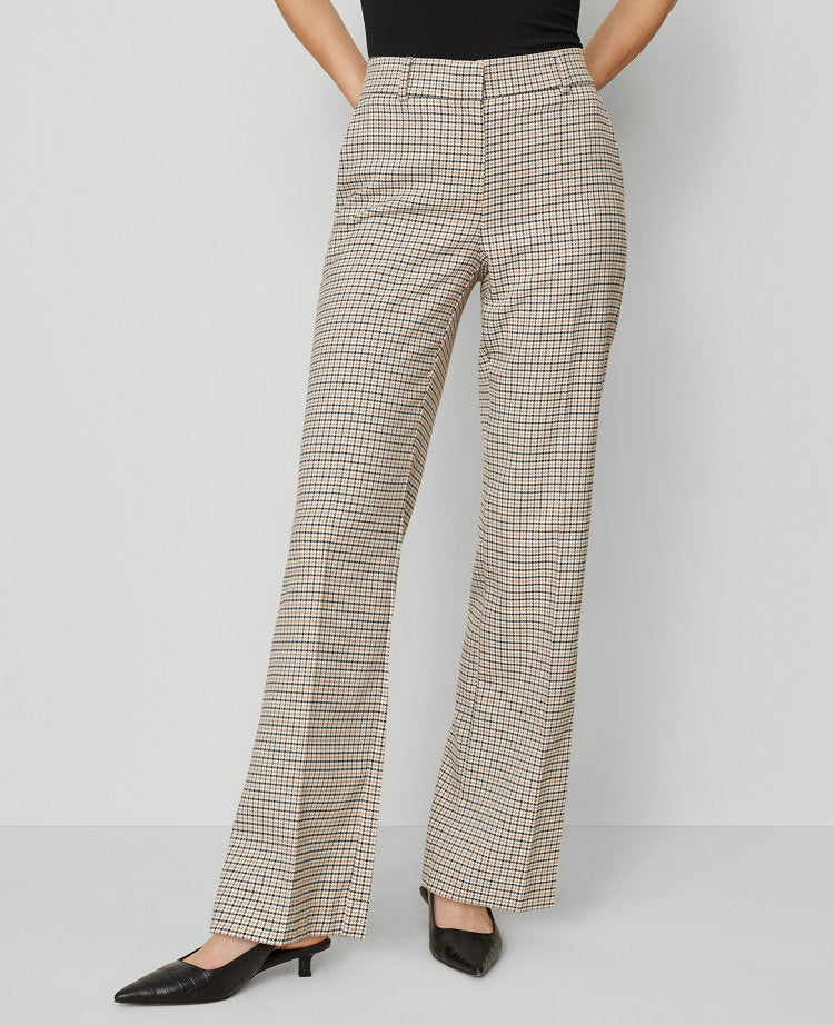 The Petite Jayne Trouser Pant in Houndstooth