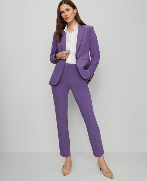 The Petite Eva Ankle Pant in Doubleweave