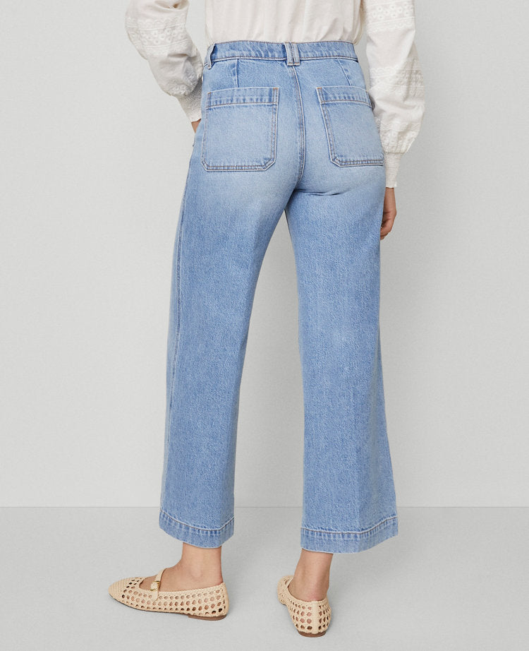 Petite Weekend Collection Patch Pocket Jean