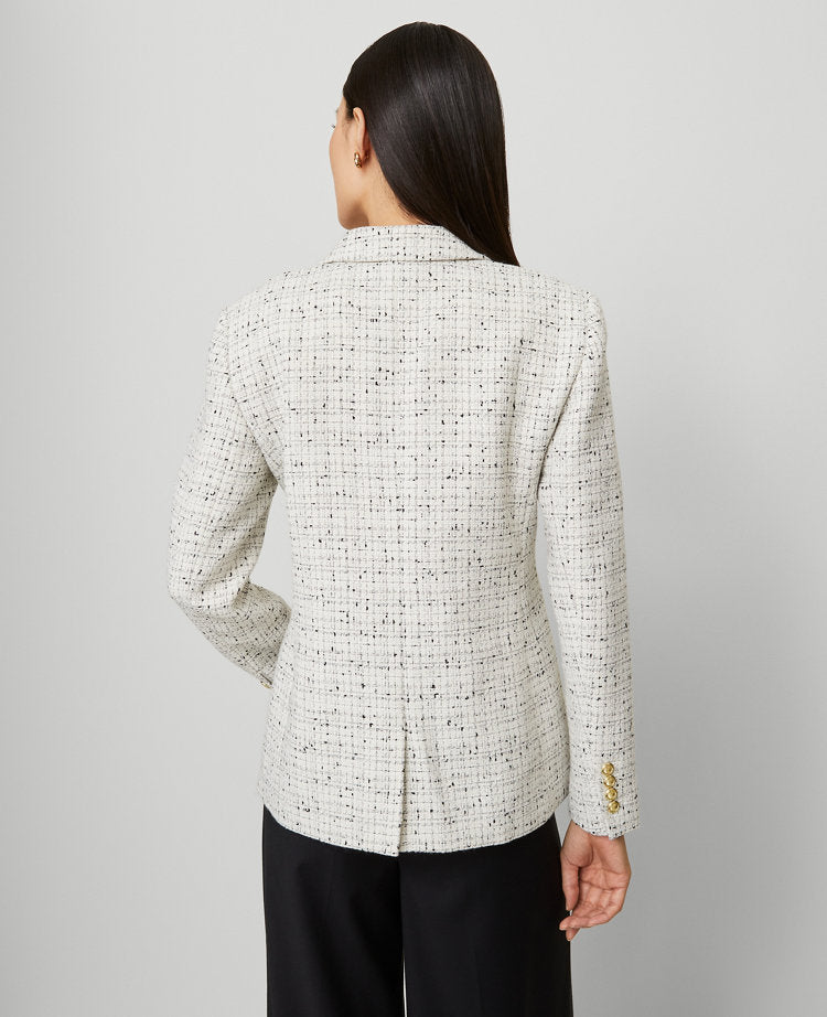 The Petite Hutton Blazer in Tweed