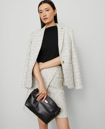 The Petite Hutton Blazer in Tweed