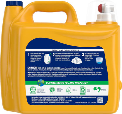 Arm & Hammer Clean Burst, 170 Loads Liquid Laundry Detergent, 170 Fl oz