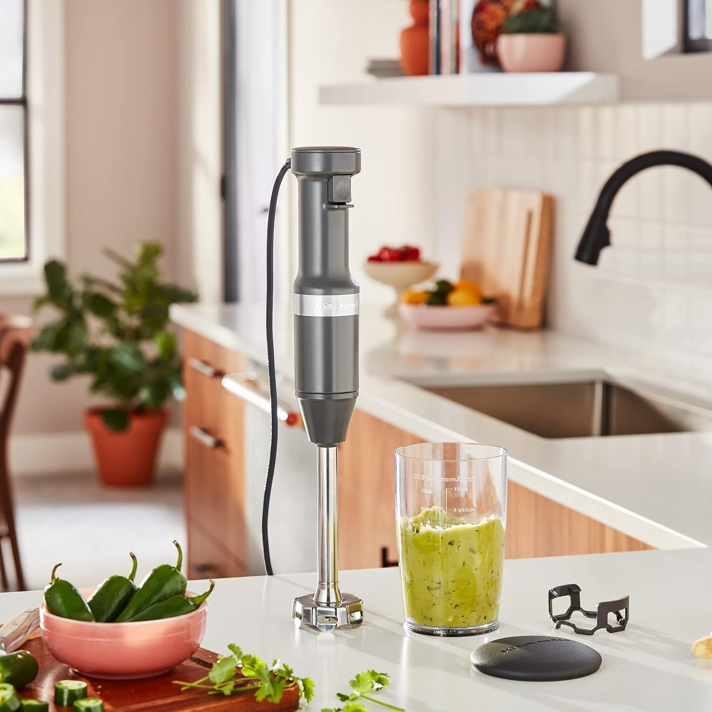 KitchenAid Variable Speed Corded Hand Blender KHBV53, Matte Black