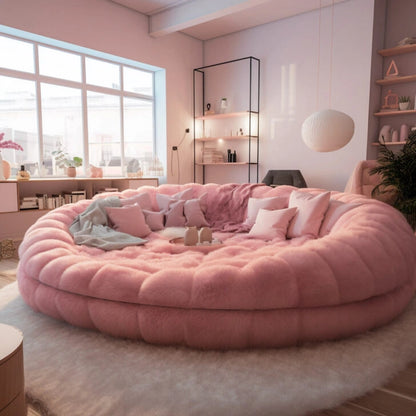 ⚡clearance sale🎁Winter Hot SaleThese Giant Circular Movie Sofas Might Be The Coziest Spot To Watch a Flick