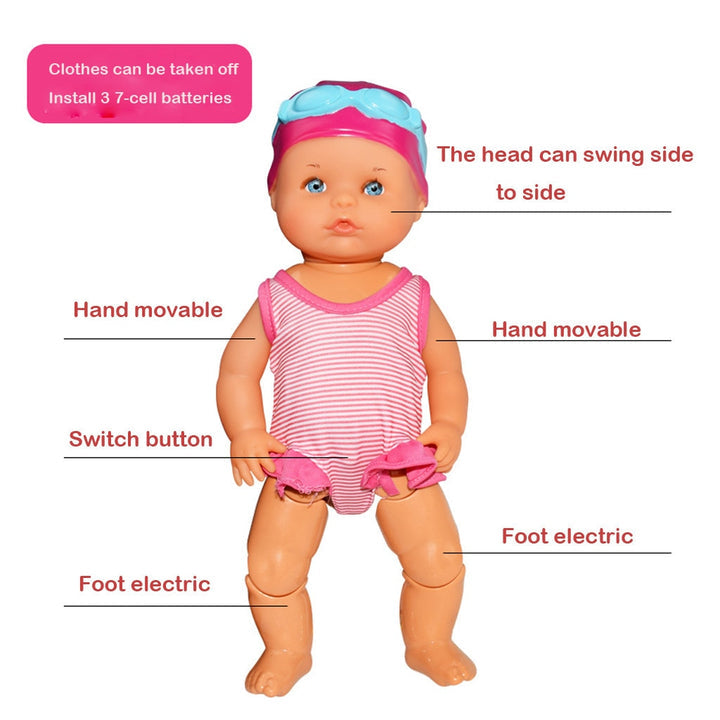🏊‍♀️A magical doll that can swim by itself – the secret weapon to make kids love taking baths!