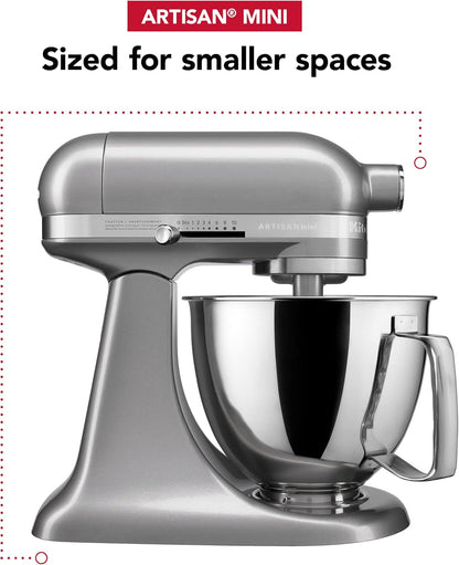 KitchenAid Artisan Mini 3.5 Quart Tilt-Head Stand Mixer - KSM3316X - Black Matte