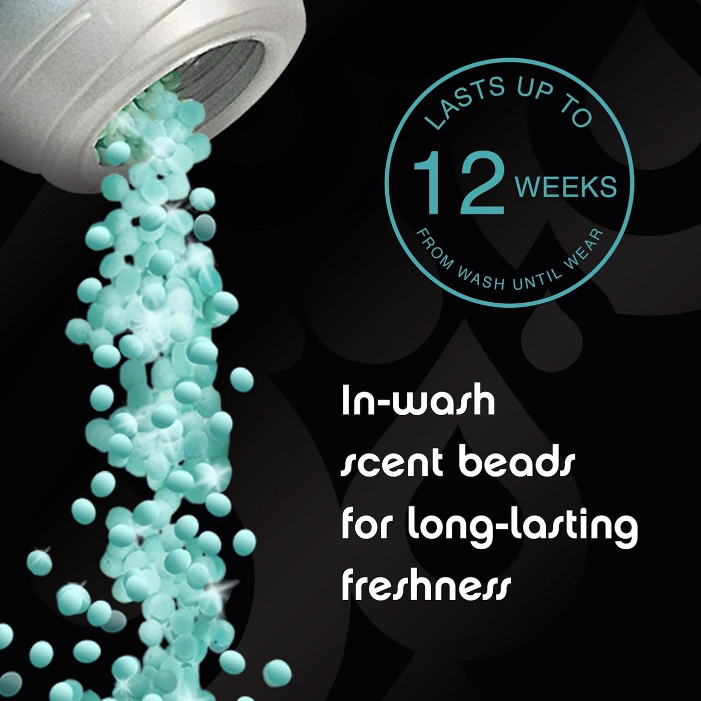 Downy Unstopables In Wash Scent Booster Beads, Fresh Scent, 24 oz, Downy Scent Booster Beads, Unstoppable Laundry Beads, Odor Protection