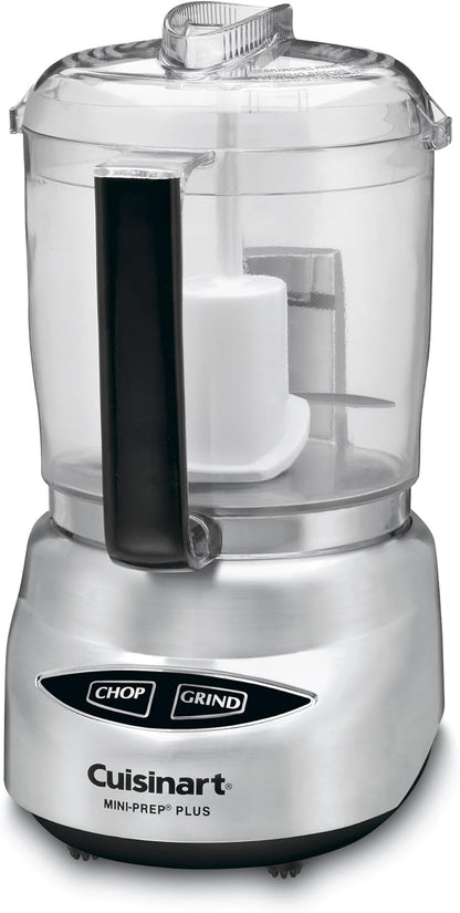 Cuisinart Food Processor, Mini-Prep 3 Cup, 24 oz, Brushed Chrome and Nickel, DLC-2ABC