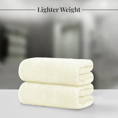 Tens Towels Extra Large Bath Towels 30 x 60 Inches, 100% Cotton, Larger & Lighter, Quicker to Dry, Lighter Weight, Super Soft and Absorbent, Perfect Bathroom Towels