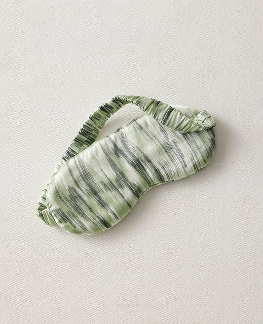 Haven Well Within Tulum Print Washable Silk Eye Mask