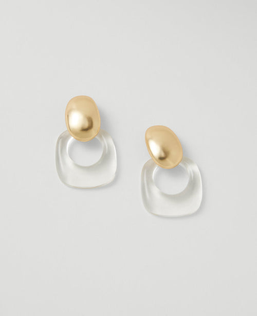 Clear Hoop Earrings