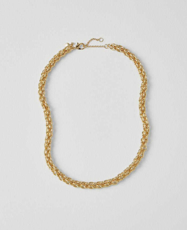 Metal Chain Chunky Necklace