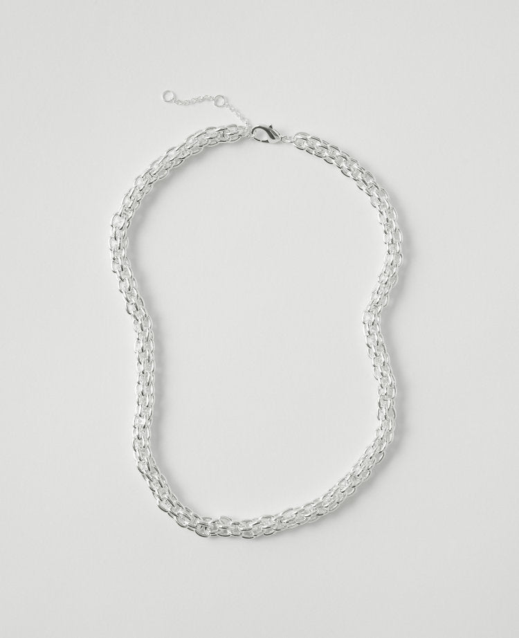 Metal Chain Chunky Necklace