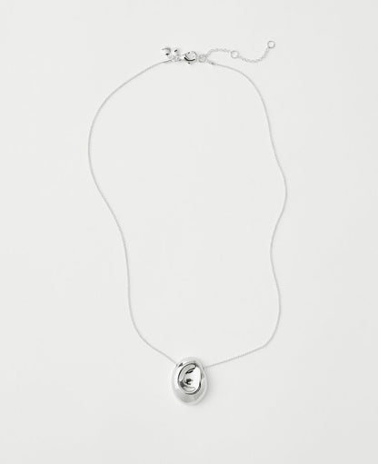 Metal Disc Pendant Necklace