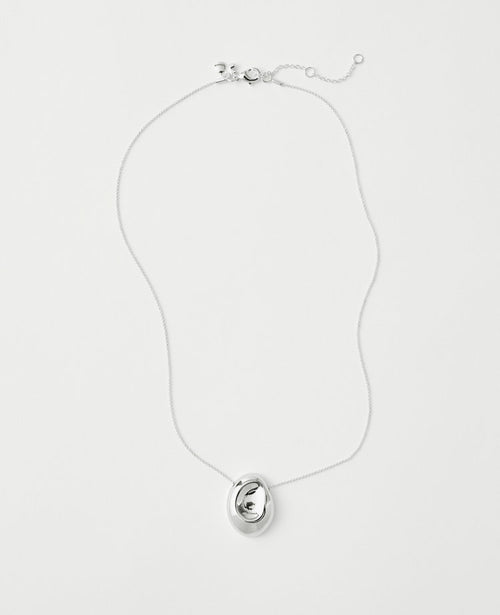 Metal Disc Pendant Necklace