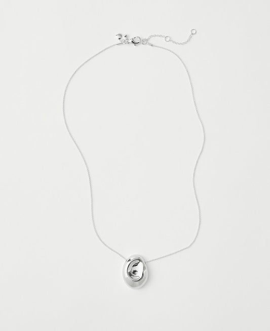 Metal Disc Pendant Necklace