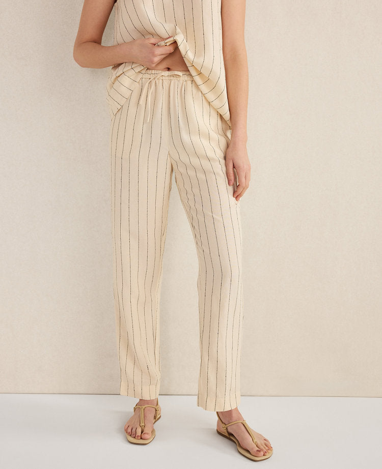 Haven Well Within Linen Blend Dobby Stripe Pants