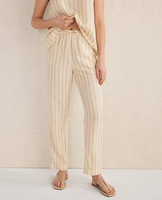 Haven Well Within Linen Blend Dobby Stripe Pants