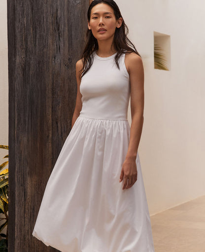 Haven Well Within Organic Cotton Drop Waist Bubble Dress