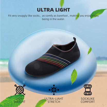 Water Shoes for Women Men Quick-Dry Aqua Socks Swim Beach Barefoot Yoga Exercise Wear Sport Accessories Pool Camping Must Haves Adult Youth Size