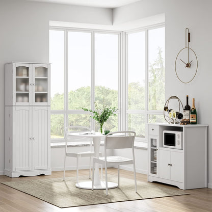 HORSTORS 64" Kitchen Pantry Cabinet