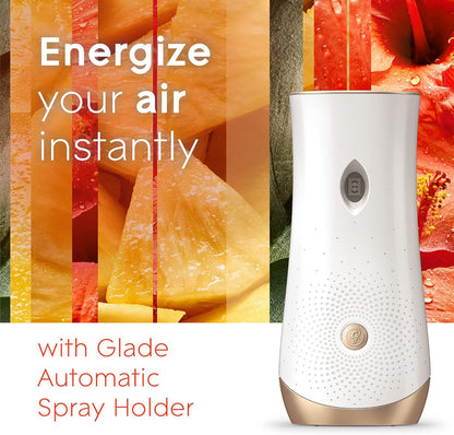Glade Automatic Spray Air Freshener Refill, Scented Air Freshener for Home and Bathroom, Clean Linen, 6.2 Oz, 3 Count