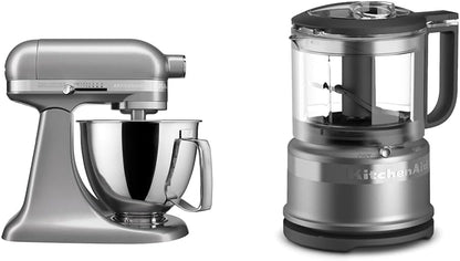KitchenAid Artisan Mini 3.5 Quart Tilt-Head Stand Mixer - KSM3316X - Black Matte