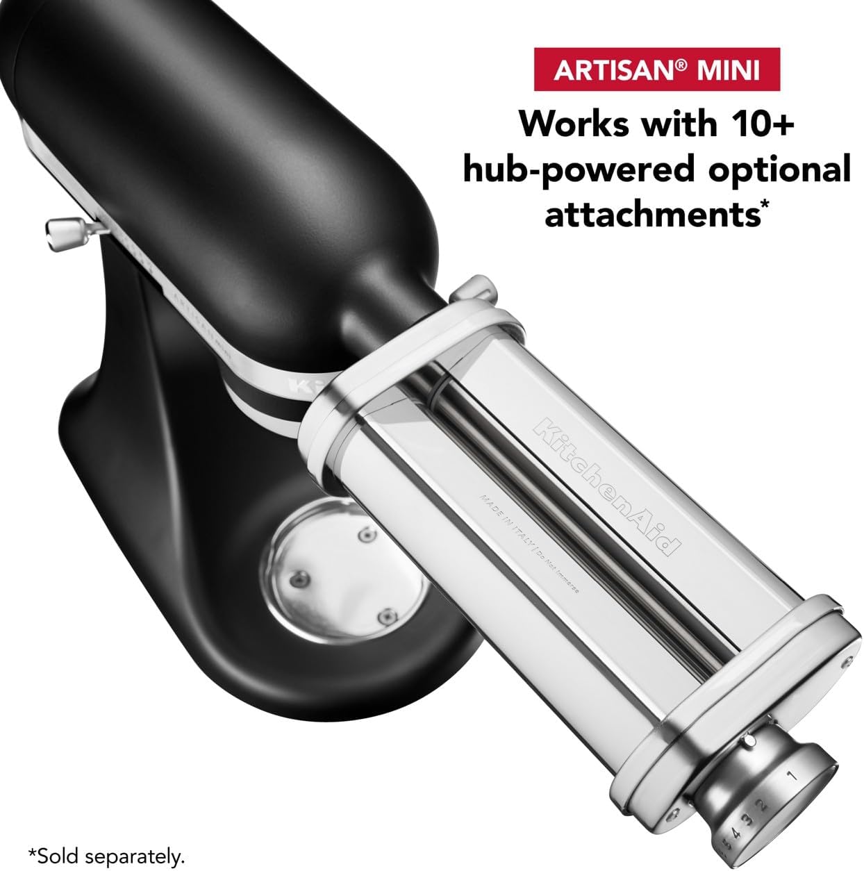 KitchenAid Artisan Mini 3.5 Quart Tilt-Head Stand Mixer - KSM3316X - Black Matte