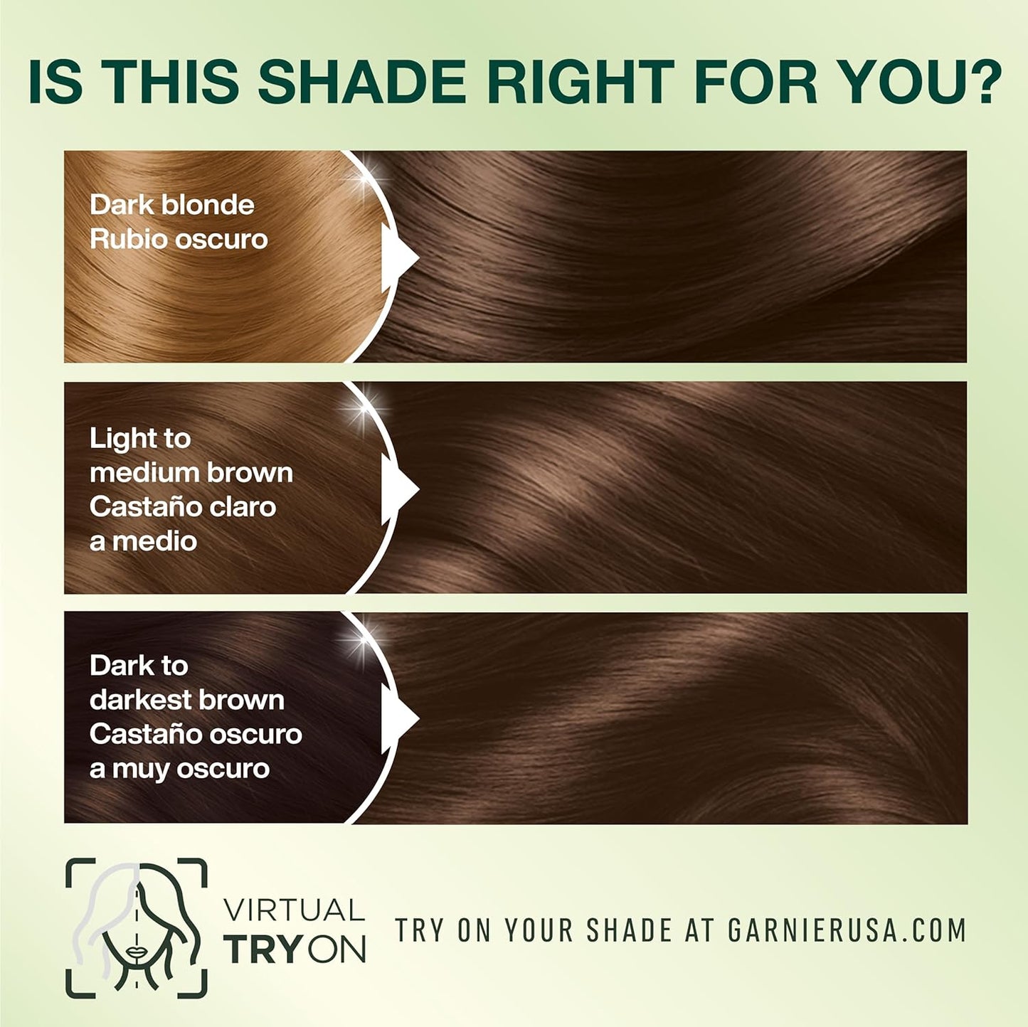 Garnier Hair Color Nutrisse Nourishing Creme, 40 Dark Brown (Dark Chocolate) Permanent Hair Dye, 1 Count (Packaging May Vary)