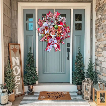 Gingerbread Christmas Wreath