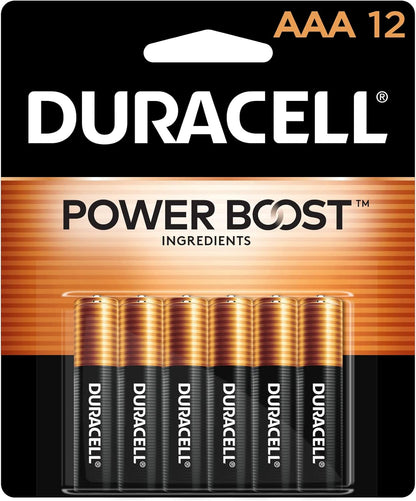 Duracell Coppertop AAA Batteries with Power Boost Ingredients, 24 Count Pack Triple A Battery with Long-Lasting Power, Alkaline AAA Battery for Household and Office Devices