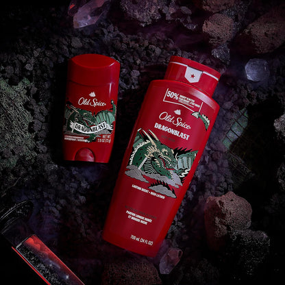 Old Spice Body Wash for Men, 24/7 Shower Fresh with Lasting Scent, Red Collection, Swagger with Cedarwood Scent, 24 fl oz (Pack of 2)