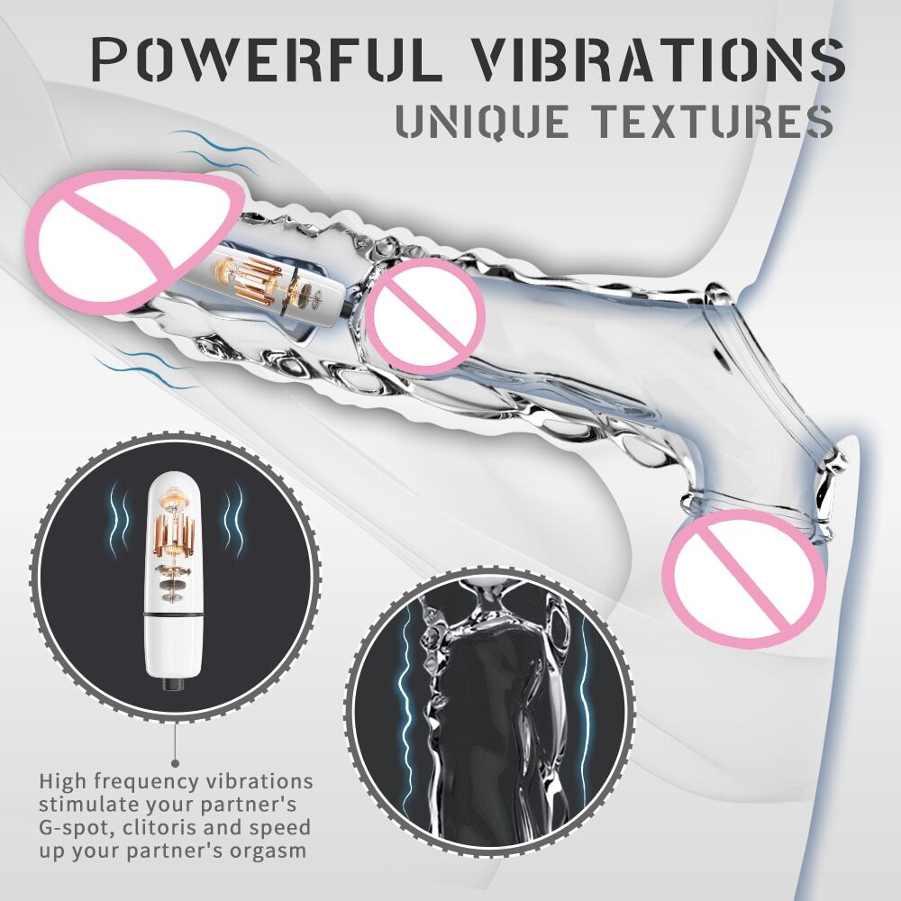 2023 latest hot style low price -Reusable penis extension vibrator