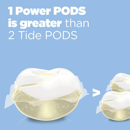 Tide Hygienic Clean Heavy 10x Duty Power PODS Laundry Detergent Pacs For Visible and Invisible Dirt, Spring Meadow Scent, 45 Count