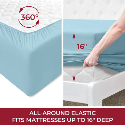 Queen Sheet Sett- 4 Piece