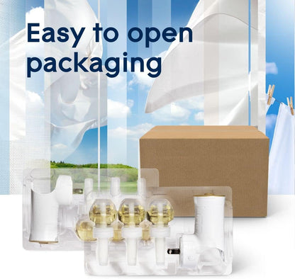 Glade PlugIns Air Freshener Starter Kit, Scented and Essential Oils for Home and Bathroom, Clean Linen, 4.02 Fl Oz, 2 Warmers and 6 Refills