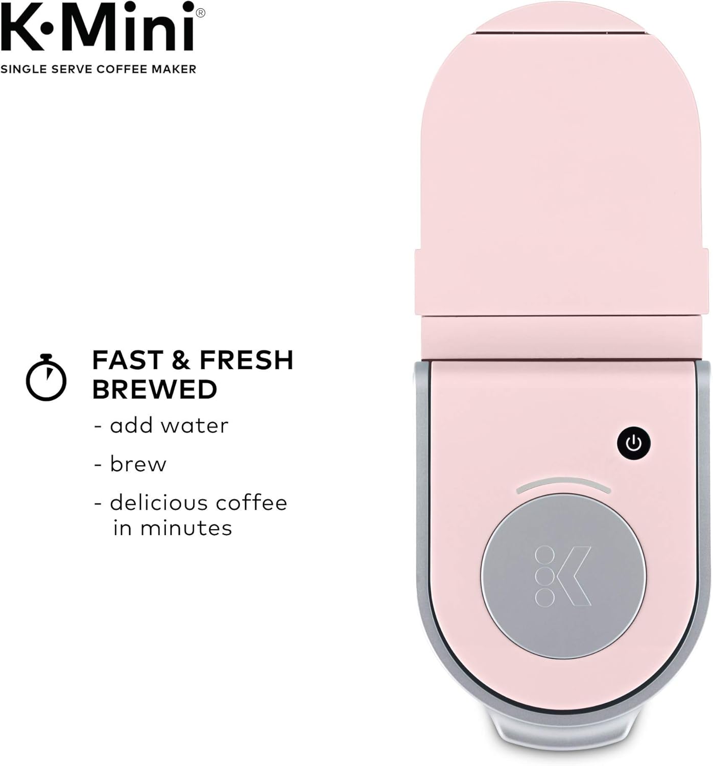 Keurig K-Mini Single Serve K-Cup Pod Coffee Maker, 6 to 12oz Brew size, with Cord Storage, Perfect for Small Spaces, Black
