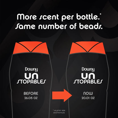 Downy Unstopables In Wash Scent Booster Beads, Fresh Scent, 24 oz, Downy Scent Booster Beads, Unstoppable Laundry Beads, Odor Protection