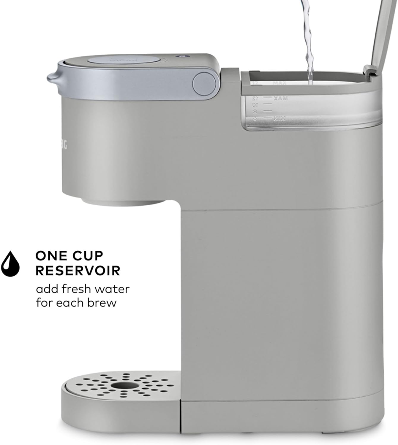 Keurig K-Mini Single Serve K-Cup Pod Coffee Maker, 6 to 12oz Brew size, with Cord Storage, Perfect for Small Spaces, Black