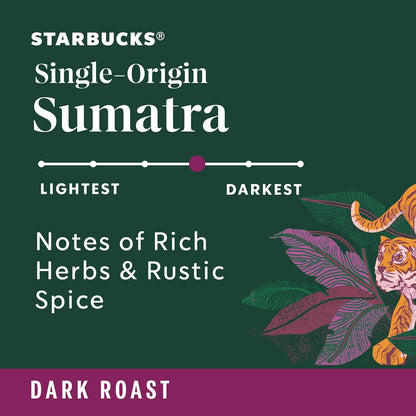 Starbucks Ground Coffee, Dark Roast Coffee, Caffè Verona, 100% Arabica, 1 bag (28 oz)