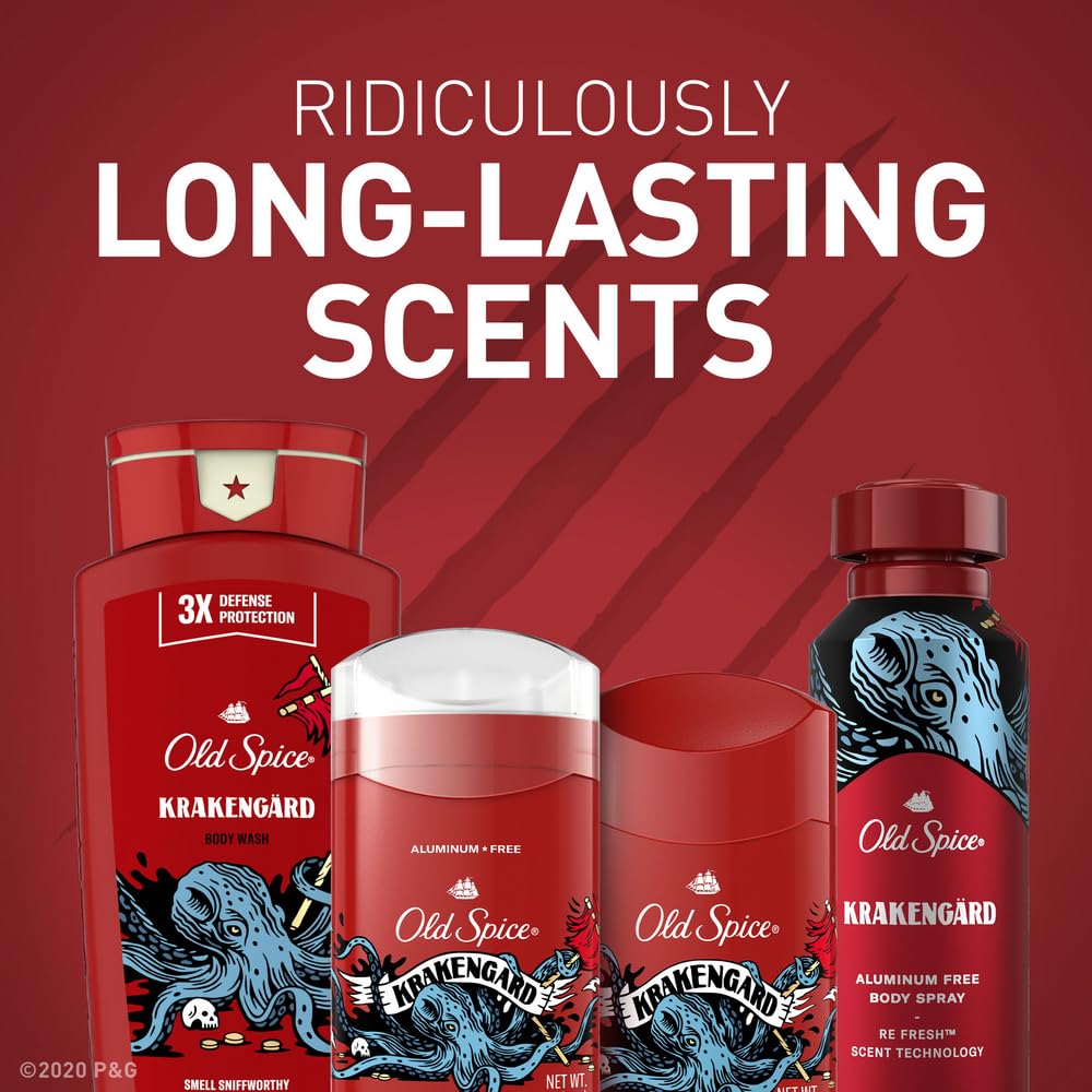 Old Spice Body Wash for Men, 24/7 Shower Fresh with Lasting Scent, Red Collection, Swagger with Cedarwood Scent, 24 fl oz (Pack of 2)