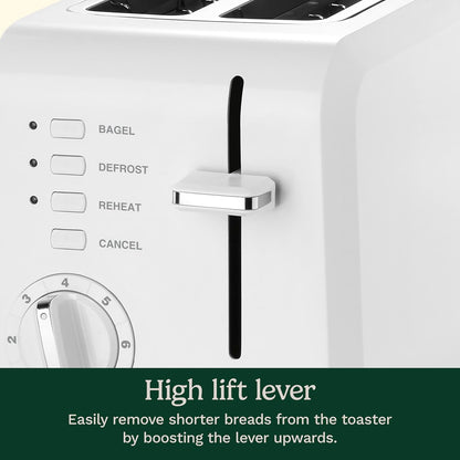 Cuisinart CPT-122BK 2-Slice Compact Plastic Toaster, Black