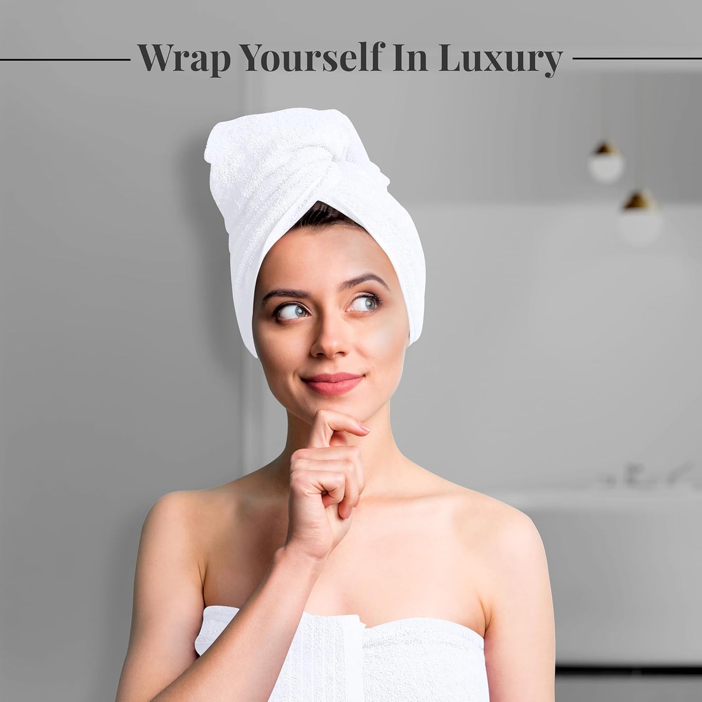 Tens Towels Extra Large Bath Towels 30 x 60 Inches, 100% Cotton, Larger & Lighter, Quicker to Dry, Lighter Weight, Super Soft and Absorbent, Perfect Bathroom Towels