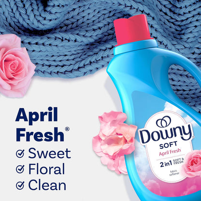 Downy Fabric Softener Liquid, Cool Cotton Scent, 140 fl oz, 190 Loads