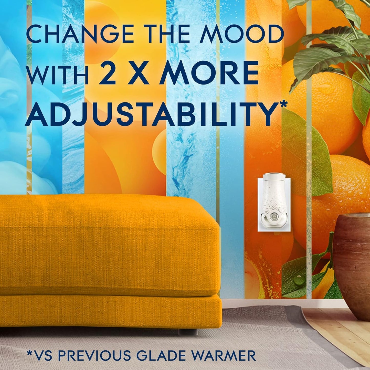 Glade PlugIns Air Freshener Starter Kit, Scented and Essential Oils for Home and Bathroom, Clean Linen, 4.02 Fl Oz, 2 Warmers and 6 Refills